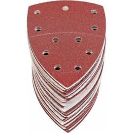60 Feuilles Abrasives Triangles Papier Poncage Triangulaire Ponceuse Mouse Delta, 105 x152 mm, Grain P40/60/80/120/180/240 goodnice