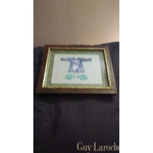 Ancien Petit Costume Qianlong Miniature Vintage Robes De L'Empereur Qing