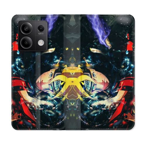 Housse Cuir Portefeuille Pour Xiaomi Redmi Note 13 Pro 5g Manga Boruto Eclair