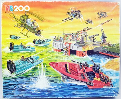 Puzzle Mb 200 Pièces G.I. Joe 42x34 Cm