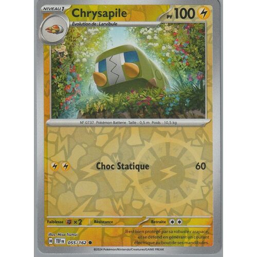 Carte Pokémon - Chrysapile - 055/162 - Reverse - Ev5 Forces Temporelles Sous Sleeve - Choupine50
