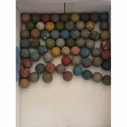 Lot De 60 Anciennes Bille De Terre Vintage 