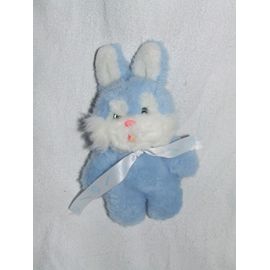 Lapin Nounours Bleu Blanc