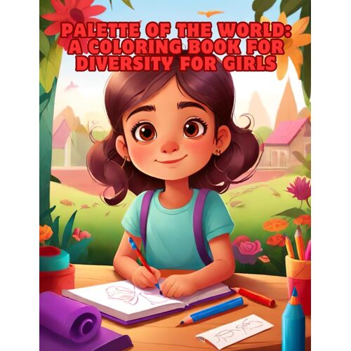 Palette Of The World: A Coloring Book For Diversity For Girls
