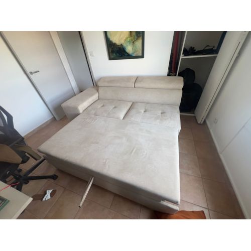 Canapé lit d'angle en deux morceaux