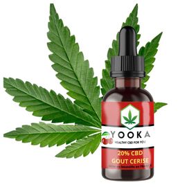 Huile Cerise Cbd Bio Mct 20% Full Spectrum 10ml 