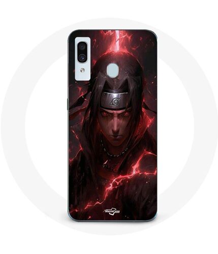 Coque Samsung Galaxy A40 Itachi Uchiwa Anime 3d Fanart