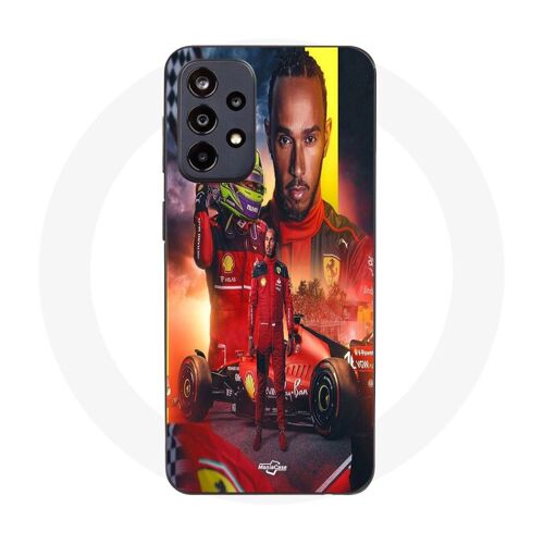 Coque Samsung Galaxy A52 4g Lewis Hamilton Scuderia Ferrari F1 Officiel