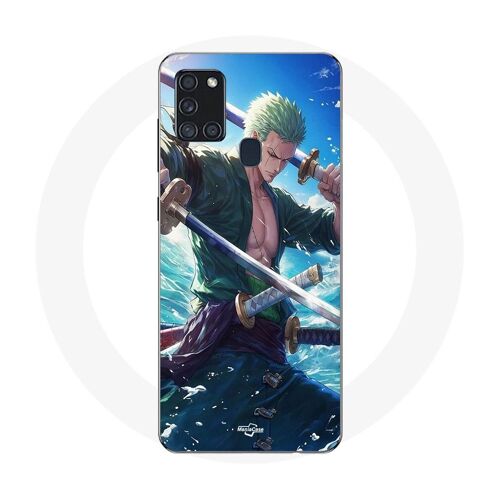 Coque Samsung Galaxy A21s One Piece Roronoa Zoro Epée Manga Anime