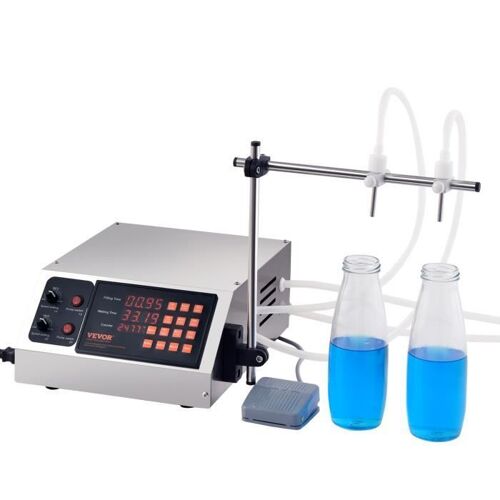 Machine De Remplissage Liquide - Vevor - Automatique Commande Numérique - Capacité 30 À 4000 Ml - Double Buse - Pour Lait, Eau