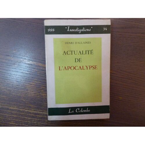 Actualite De L'apocalypse. Confirmée Par
