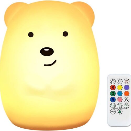 Veilleuse Led Télécommande Enfant Lampe De Nuit Bébé Goodnice