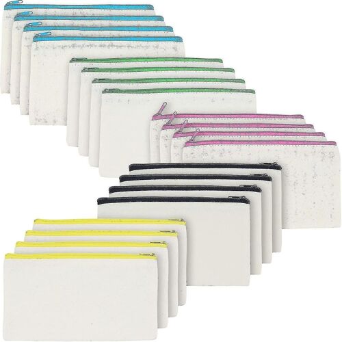 Sacs En Toile Vides Avec Fermeture Éclair, 20 Pièces, Toile Polyvalente Goodnice