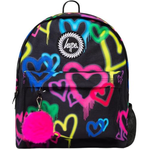 Graffiti Hearts, Sacs À Dos Fille, Taille Unique