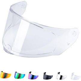 Visiere Casque Moto,Visière De Casque De Protection Contre Le Vent Moto Pour Ff328/Ff353/Ff800,Accessoires Pour Le Casque Intégral(Transparent)[Voi6174401]