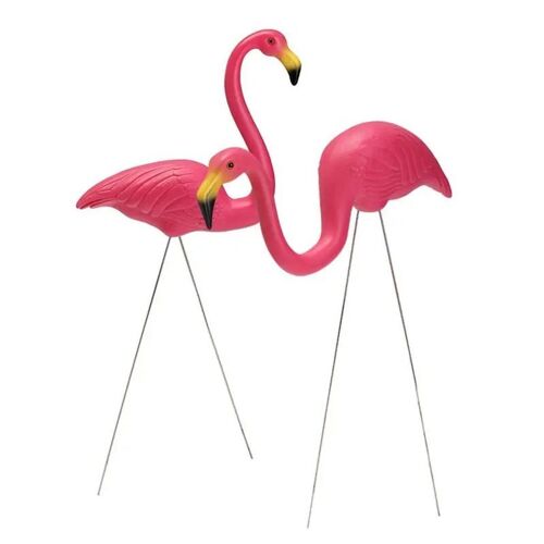 Petit ornement de cour de flamant rose/mini ornements de flamant rose de pelouse goodnice