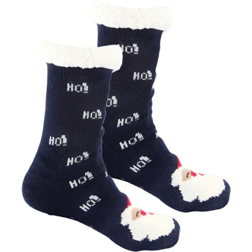 Chaussettes de Noël pour filles avec chaussettes d'hiver pelucheuses antidérapantes goodnice