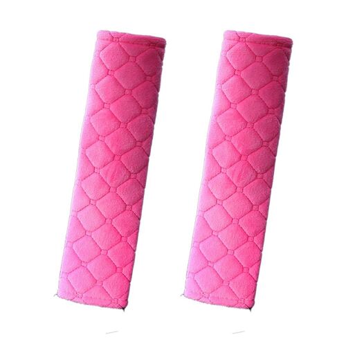 Ceinture De Sécurité De Voiture, Protection D'épaule Étendue, Douce Et Confortable, Rose Rouge Goodnice