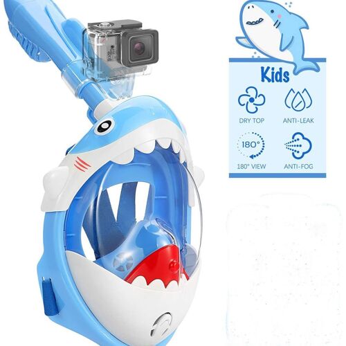 Masque De Plongée De Natation Masque Complet Pour Enfants, Avec Technologie Anti-Buée Et Anti-Fuite Goodnice