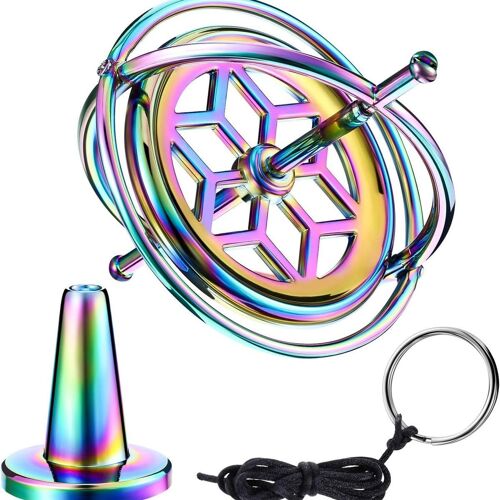Gyroscope En Métal Anti-Lourd, Toupie, Jouet D'équilibre Goodnice
