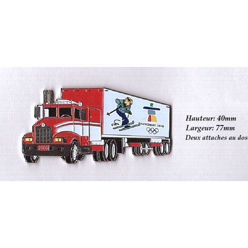Pins Tintin En Ski Sur Camion - Truck J.O.Vancouver Tin-15.Arg