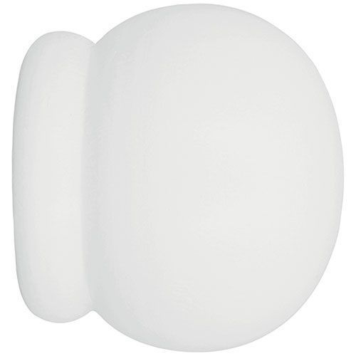 embout bois anglais Ø28mm à visser laqué blanc x2
