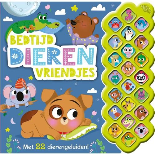 Rebo Geluidenboek: Bedtijd Dierenvriendjes. 3+