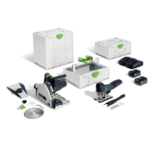 Kit Combo sans fil FESTOOL Sciage TSC 55 K + PSC 420 + TB M 137 - 578023