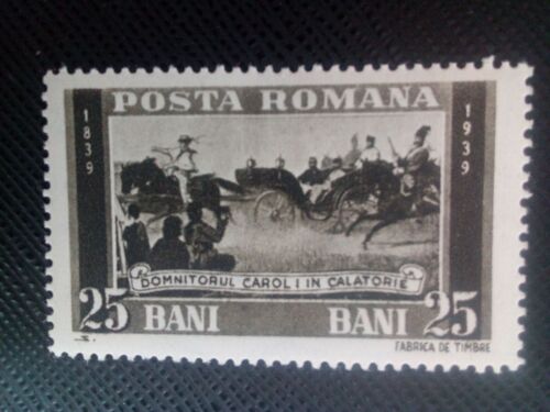 Timbre Roumanie Y T 552 Prince Carol Ier En Voyage 1939 ( 150308 )