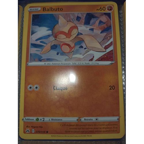 Commune - Pokemon - Zénith Suprême - Balbuto 70/159