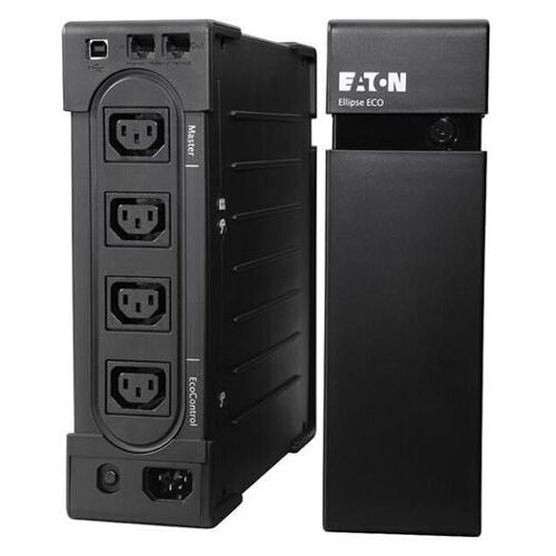 Eaton Ellipse ECO 650 USB IEC - Onduleur (montable sur rack / externe) - CA 230 V - 400 Watt - 650 VA - USB - connecteurs de sortie : 4 - 2U - 19