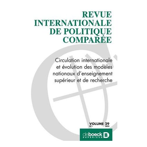 Revue Internationale De Politique Comparée N° 291