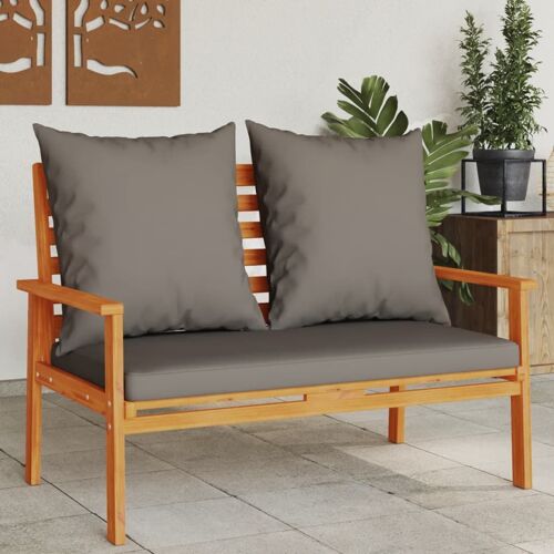 Vidaxl Canapé De Jardin 120 Cm Avec Coussin Bois D'acacia Massif