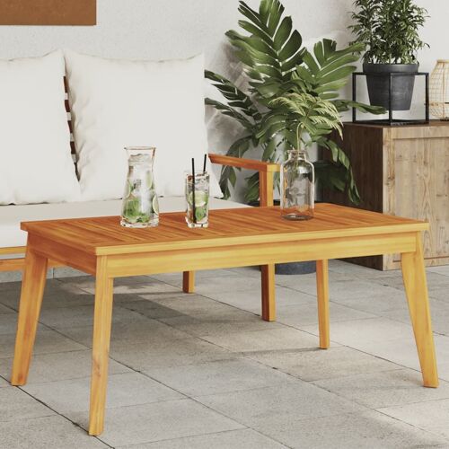 Table À Manger De Jardin 100x55x45 Cm En Bois D'acacia Massif Pour Terrassee, Et