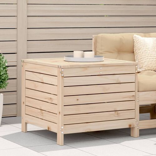 Vidaxl Repose-Pied De Jardin 62x63,5x53,5 Cm Bois De Pin Massif