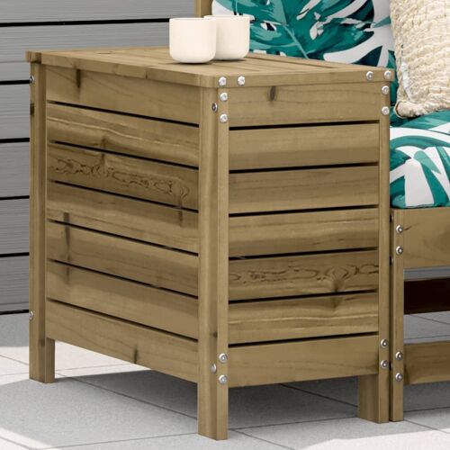Vidaxl Repose-Pied De Jardin 62x31,5x52 Cm Bois De Pin Imprégné