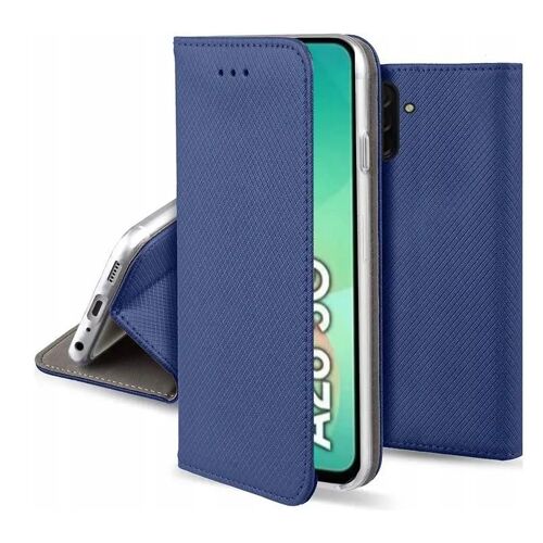Housse pour Samsung Galaxy A26 5G - etui coque pochette portefeuille + film ecran - BLEU MAGNET