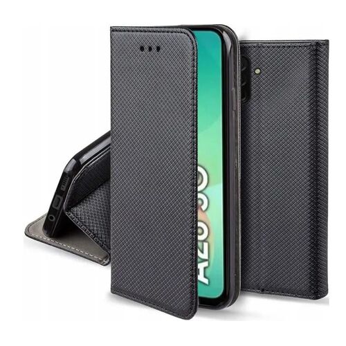 Housse pour Samsung Galaxy A26 5G - etui coque pochette portefeuille + film ecran - NOIR MAGNET