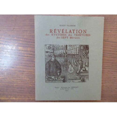 Révélation Des Mystères Des Teintures De