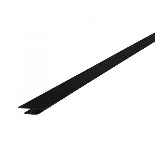 Profils aluminium pour panneau composite aluminium-jonction en H - noir NORDLINGER