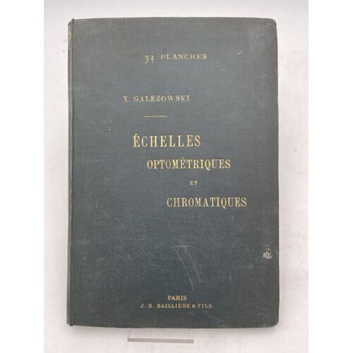 Echelles Optométriques Et Chromatiques