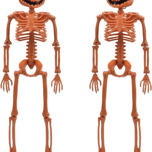Paquet De 2 Décorations De Squelette D'halloween, Petits Modèles De Squelette Effrayants Et Anatomiques Goodnice