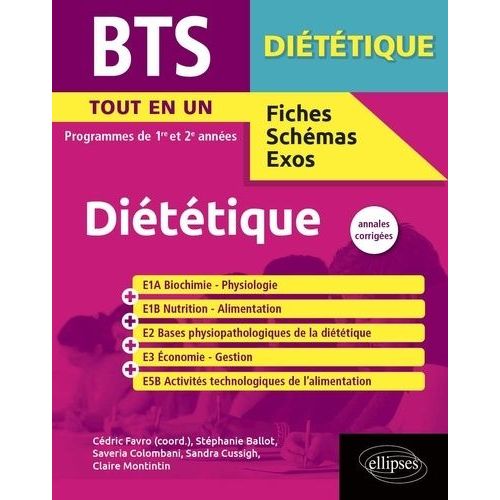 Bts Diététique Tout En Un 1re Et 2e Années