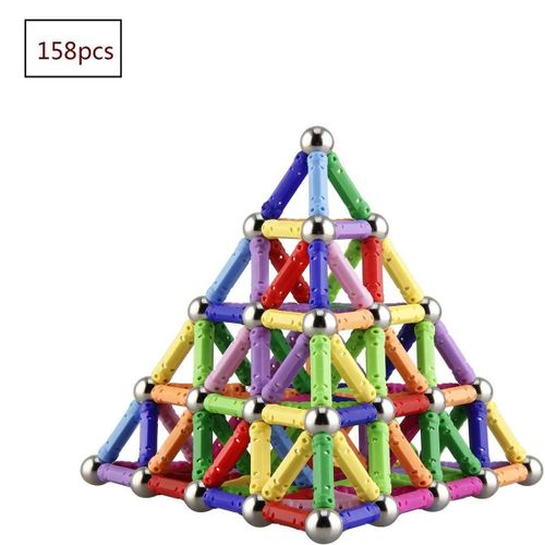 Veatree 150 Pièces Puzzle Blocs De Construction Magnétiques Jouet Aimant Construction Kit De Construction Goodnice