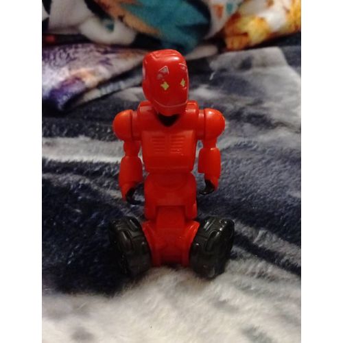 Figurine Robot Bras Articulés Rouge/Noir Mc Donald's 2008.