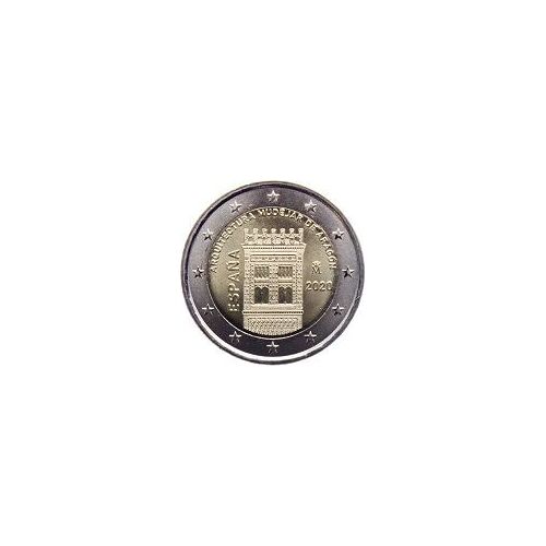 Espagne 2 Euro Commémorative 2020 Architecture Aragon Neuve+++Unc De Rouleau+++