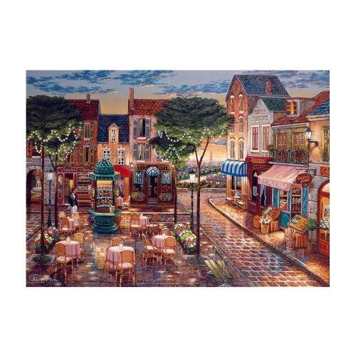 Puzzle 1000 Pieces Un Soir A Paris, Peinture Adulte - Ville Romantique, Art - Qualite Premium - Set Detente, Décoration Et Carte