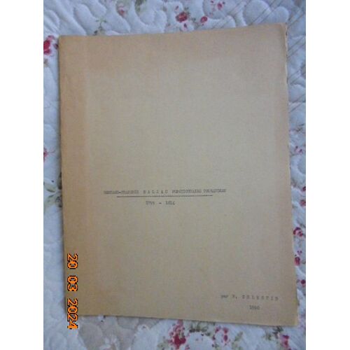 Bernard-Francois Balzac Fonctionnaire Tourangeau 1795-1814
