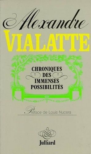 Chroniques Des Immenses Possibilités