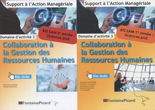 Collaboration À La Gestion Des Ressources Humaines Bts Sam 1re & 2e Années / Licences Pro - 2 Volumes